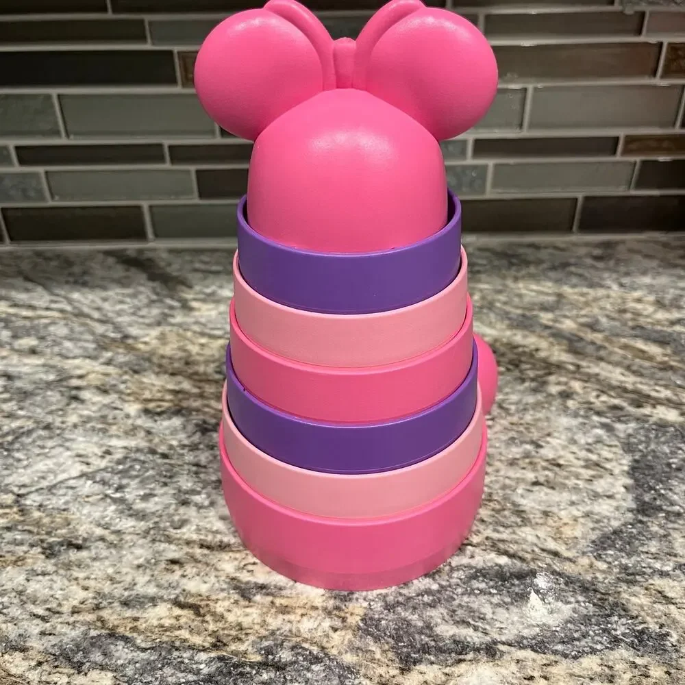 Green Toys Minnie Mouse stacker learning toy